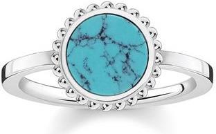 Thomas Sabo Ring Turquoise Stone (48, 925 Silver)