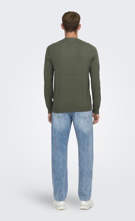 Immagine prodotto Only & Sons Maglia pullover con scollo rotondo dalla vestibilità regolare (XL)