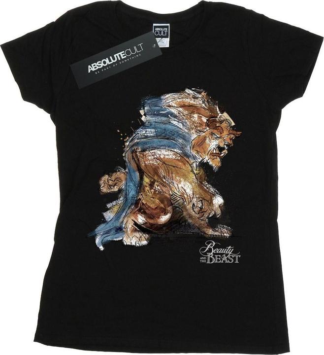 Disney Beauty And The Beast Beast Sketch TShirt (S)