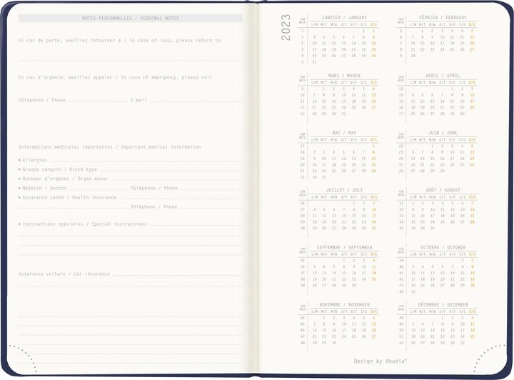 Produktbild Rhodia Webplanner 2024 (10 x 15 cm, Harter Einband)