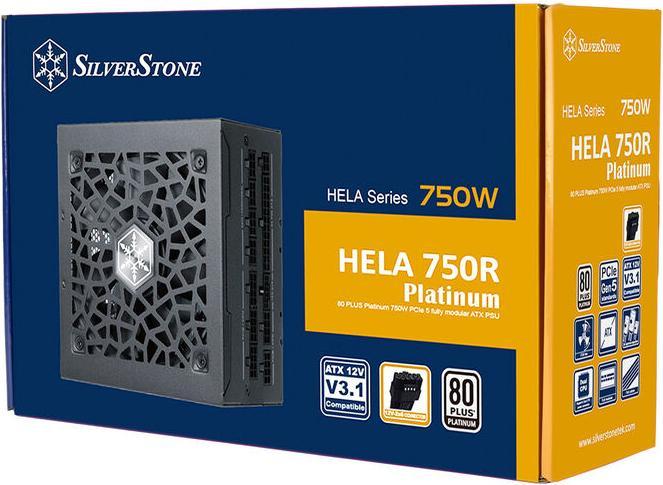 Image du produit Silverstone SST-HA750R-PM - Cybenetics Platinum 750W ATX 3.0 + PCIe 5.0 fully modular ATX PSU (750 W)
