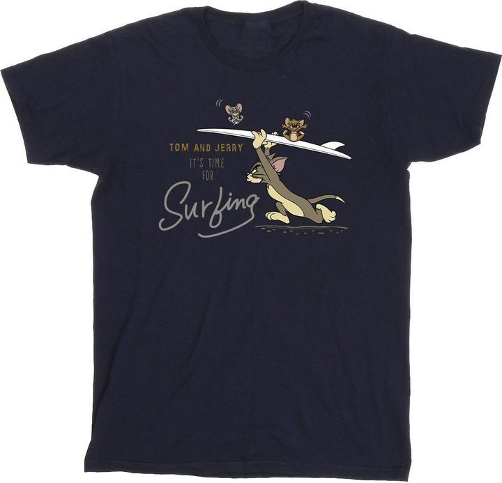 Immagine prodotto Tom & Jerry It's Time For Surfing Maglietta Uomo (4XL)