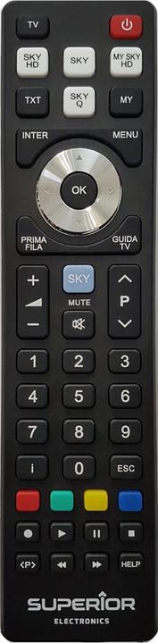 Image du produit Superior Universal Fjernbetjening Til Sky-Apparater (Télécommande universelle)