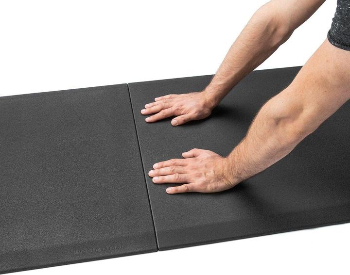 Actual product image WeatherTech Anti-fatigue corner mat 0.64 m x 0.64 m Limited | Black (64 x 64 cm)