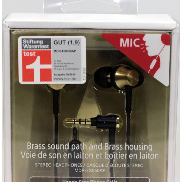 Actual product image Sony Mdr-Ex650ap (No noise cancelling, Cable)