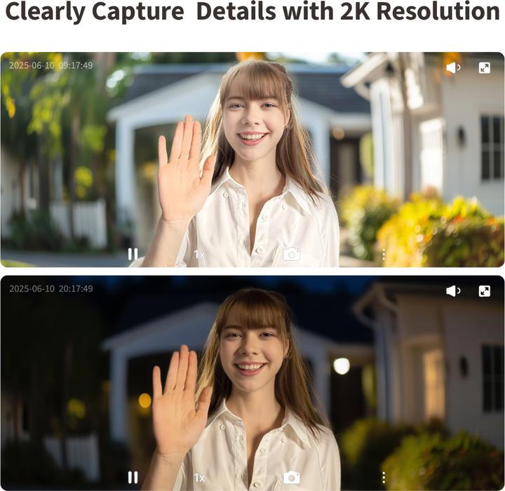 Produktbild Aqara Smart Video Doorbell G410 *schwarz* (WLAN)