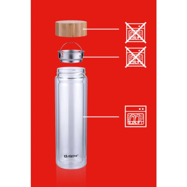 Actual product image alpina Glass Bottle (0.45 l)