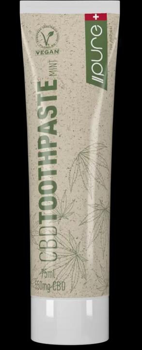 Actual product image Pure Production CBD Toothpaste 550mg CBD Paste (75 ml)
