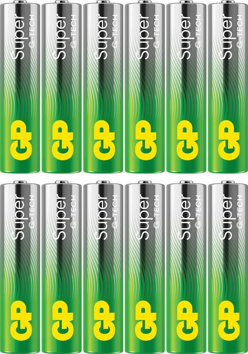 Image du produit GP Batteries PILES SUPER ALCALINES AAA 1.5V 12PCE (12 pcs, AAA)
