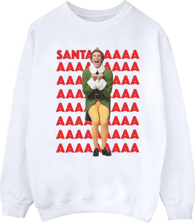 Elf Buddy Santa Scream Sweatshirt (XXL)