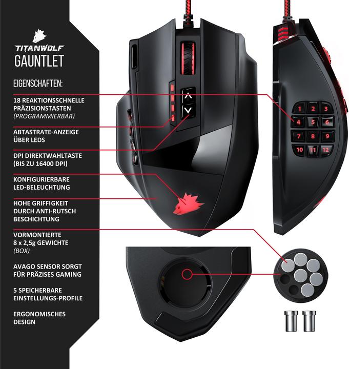 Image du produit Titanwolf Gauntlet (Filaire)