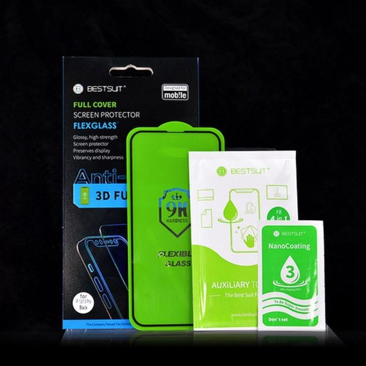 Actual product image Bestsuit Protective glass Flexible Hybrid Glass 5D for Samsung Galaxy S24FE black (1 Piece, Samsung Galaxy S24 FE)