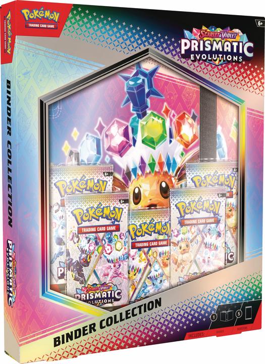 Pokémon Collection Prismatic Evolutions Binder (Anglais, Pack de boosters)