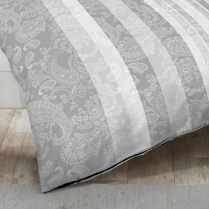 Produktbild Kaeppel Interlock Jersey Bettwäsche Firenze silber (Duvetbezug, 155 x 220 cm, 80 x 80 cm)