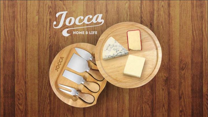 Produktbild Jocca Käsebrett mit 4 Käsemesser