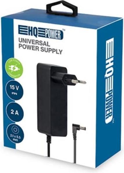 Produktbild Velleman UNIVERSAL-NETZTEIL - 15 VDC - 2 A - 30 W - STECKER (2.1 x 5.5 mm)