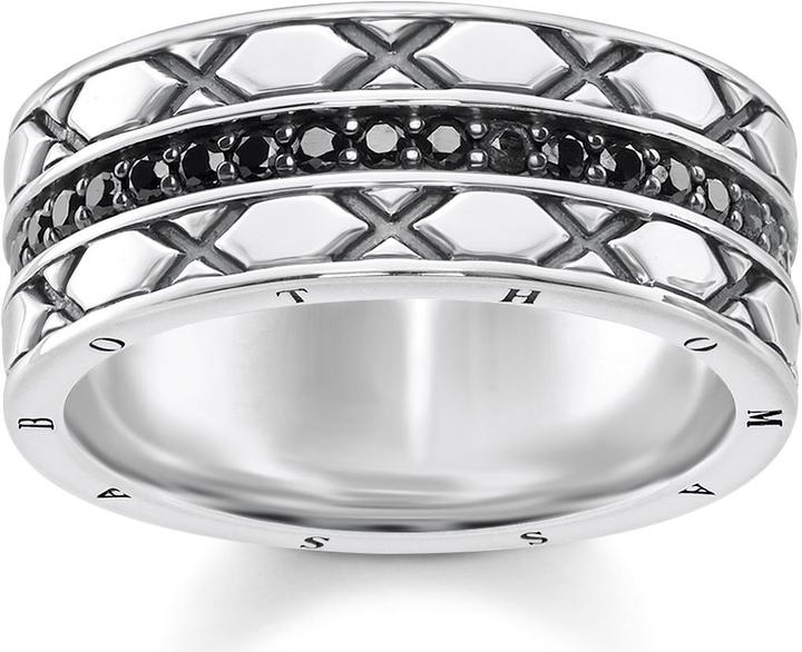 Thomas Sabo Ring asiatische Ornamente (54, 925 Silber)