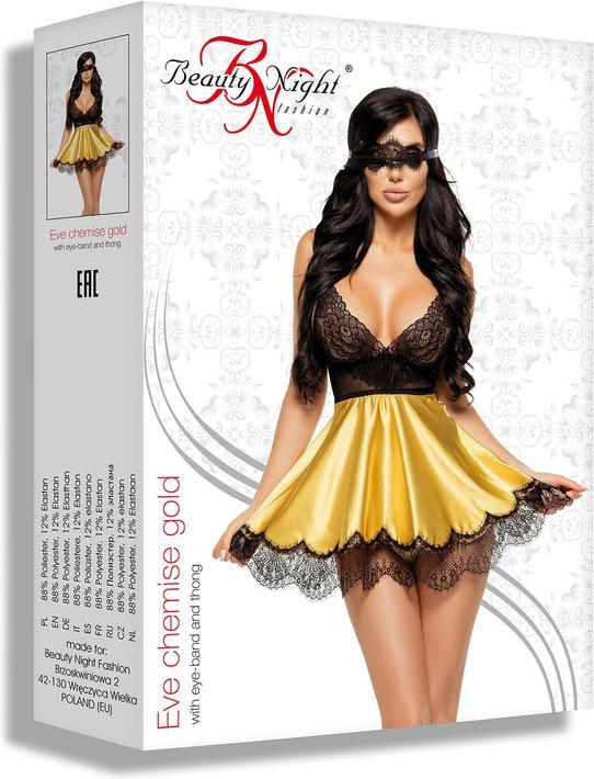 Image du produit Beauty Night BN Eve chemise or L/XL (L)