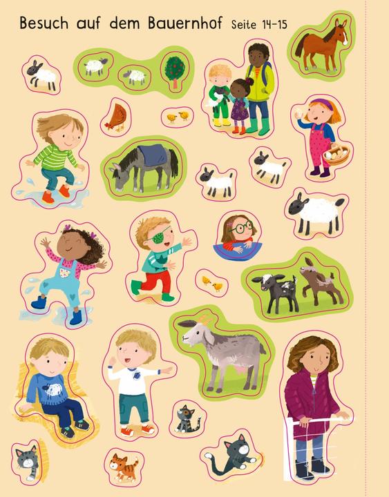 Actual product image My first sticker book: All my friends
