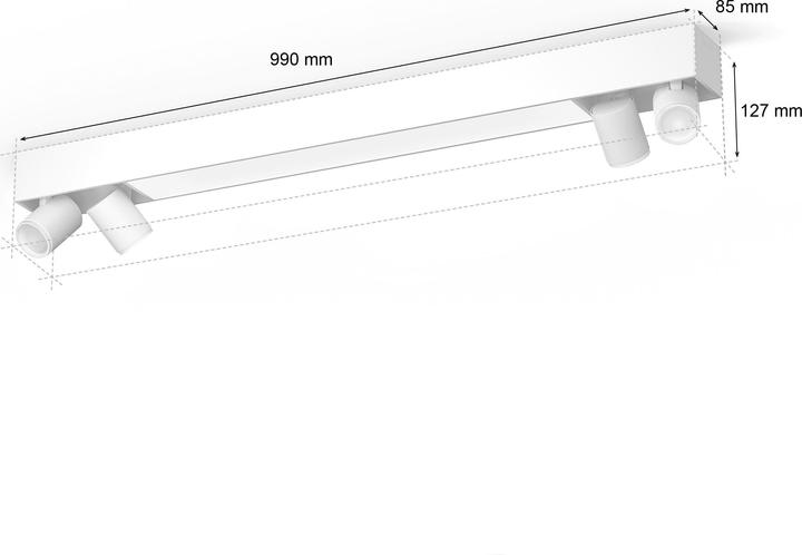 Actual product image Philips Centris (4400 lm, GU10)