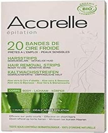 Actual product image Acorelle Cold wax strips body (20 x)