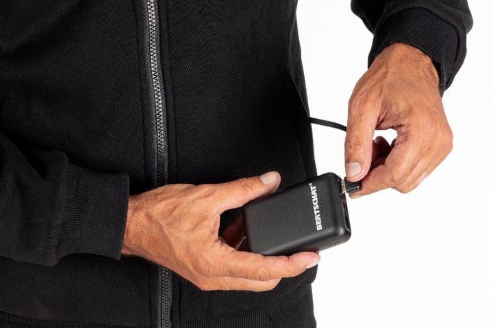 Immagine prodotto Bertschat Felpa con cappuccio riscaldata a doppio riscaldamento (S)