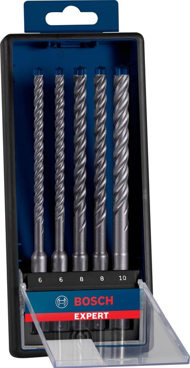 Produktbild Bosch Professional Zubehör EXPERT SDS plus-7X Hammerbohrer-Set, 6/6/8/8/10 mm, 5-tlg. (6, 8, 10 mm)