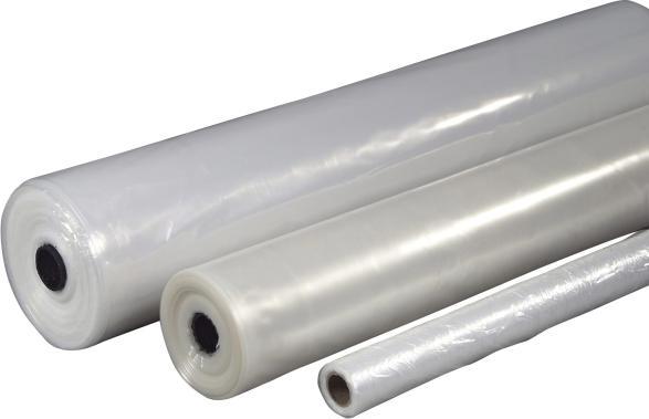 Actual product image Lemvigh-Müller Plastic clear 3x50mx0.20mm PE 27.6kg folded 1 time - (50 metres per roll)
