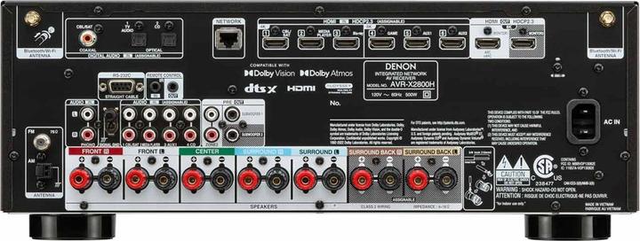 Image du produit Denon AVR-X2800H DAB (7.2 canaux, FM, DAB, DAB+, AM)