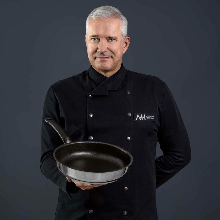 Actual product image Fissler Frying pan adamant prem. 20cm (20 cm, Frying pan, Stainless steel)