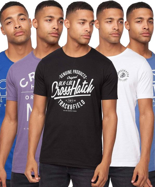 Crosshatch Flomax TShirt (5erPack) (M)