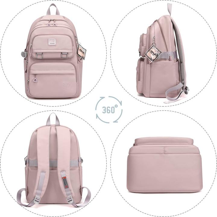 Produktbild Only-Bags.Store Schulrucksack Teenager Schultasche wasserdicht Rucksack Schule viele Fächer Laptopfach