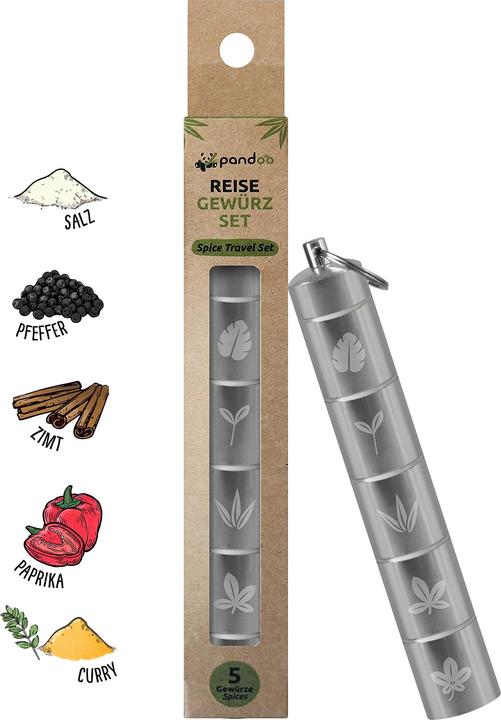 Actual product image Pandoo Outdoor Travel And Camping Spice Set From (Additional padding)