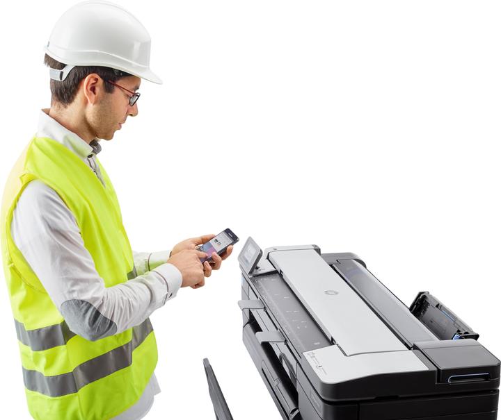 Actual product image HP DesignJet T830 - 36" (Ink, Black and white)