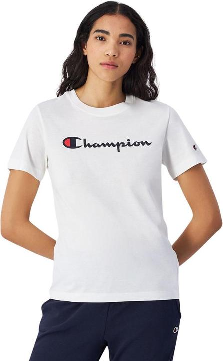 Actual product image Champion Koszulka damska SS Tee biała 117534 WW001 M (M)