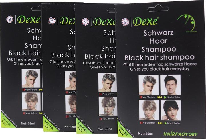 Dexe Black Hair (25 ml, Flüssiges Shampoo)