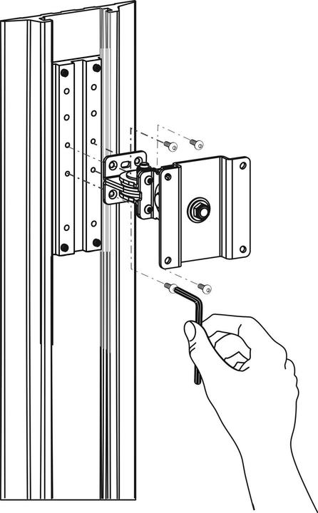 Produktbild Ergotron Montagesatz LCD Arm ALU Profilschiene (Wand)