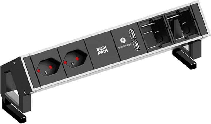 Bachmann Desk 2 (2 x, Typ 13, USB-A, 0.20 m)