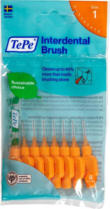 TePe Interdentalbürsten Original Orange ISO 1 (8 x, 0.45 mm)
