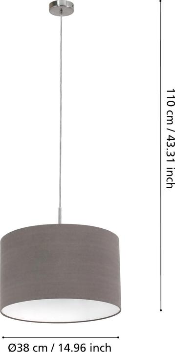 Actual product image EGLO Pasteri (E27)
