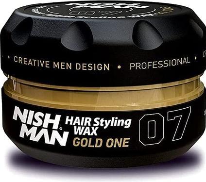 Nishman Nish Man Hair Styling Gel Wax Gold 150ml (Haargel, 150 ml)