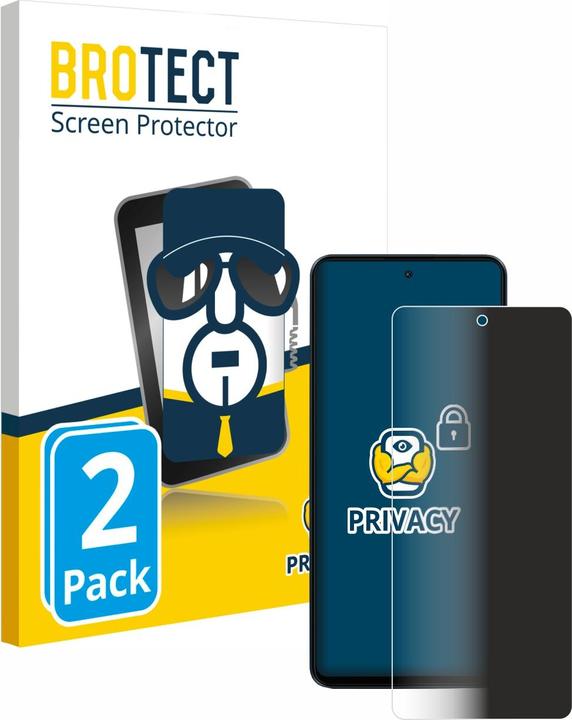 Actual product image BROTECT Anti-spy privacy film Blue light protection film (2 Piece, Tecno Spark 8)