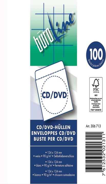 Produktbild BüroLine CD/DVD-Couverts