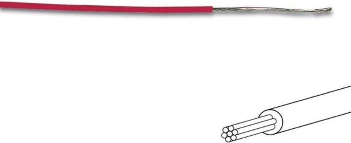 Actual product image Velleman MOUNTING CABLE -? 1.4 mm - 0.2 mm? - MULTI-CORE - RED