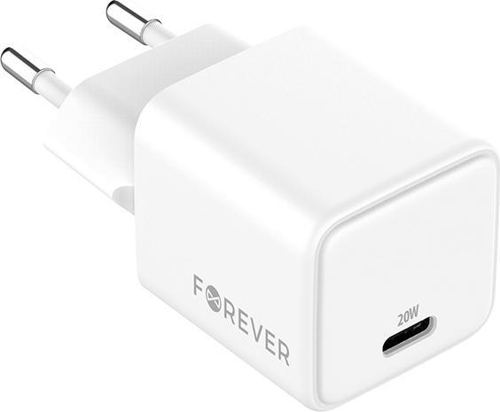 Image du produit Forever TC-08-20C GaN PD QC charger 1x USB-C 20W white (20 W)