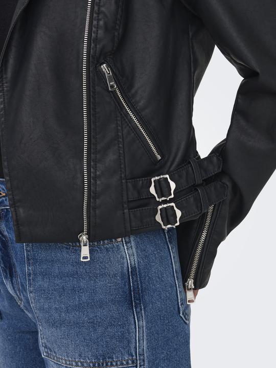 Produktbild Only Bandkragen Ärmelbündchen mit Reissverschluss Bikerjacke Bikerjacke (S)