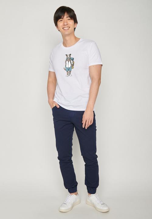Actual product image Greenbomb Animal Dog Traveller Guide T-Shirt (XL)