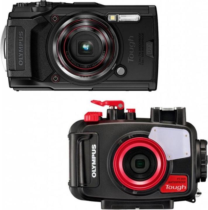 Image du produit Olympus Tough TG-6 Open Water Diver Kit (25 - 100 mm, 12 Mpx, 1/2,3'')