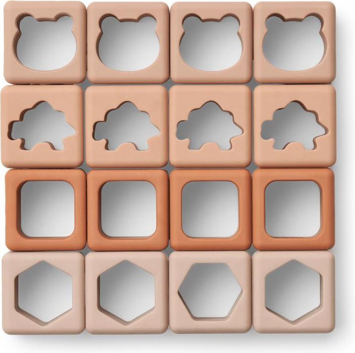 Actual product image Liewood Building blocks Loren Tuscany Rose Multi Mix parts % silicone