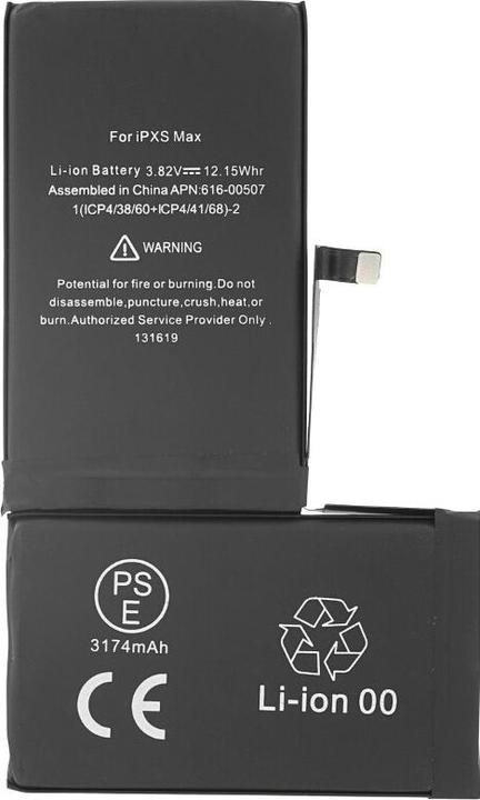Actual product image OEM Battery for iPhone Xs Max (APN: 616-00507)